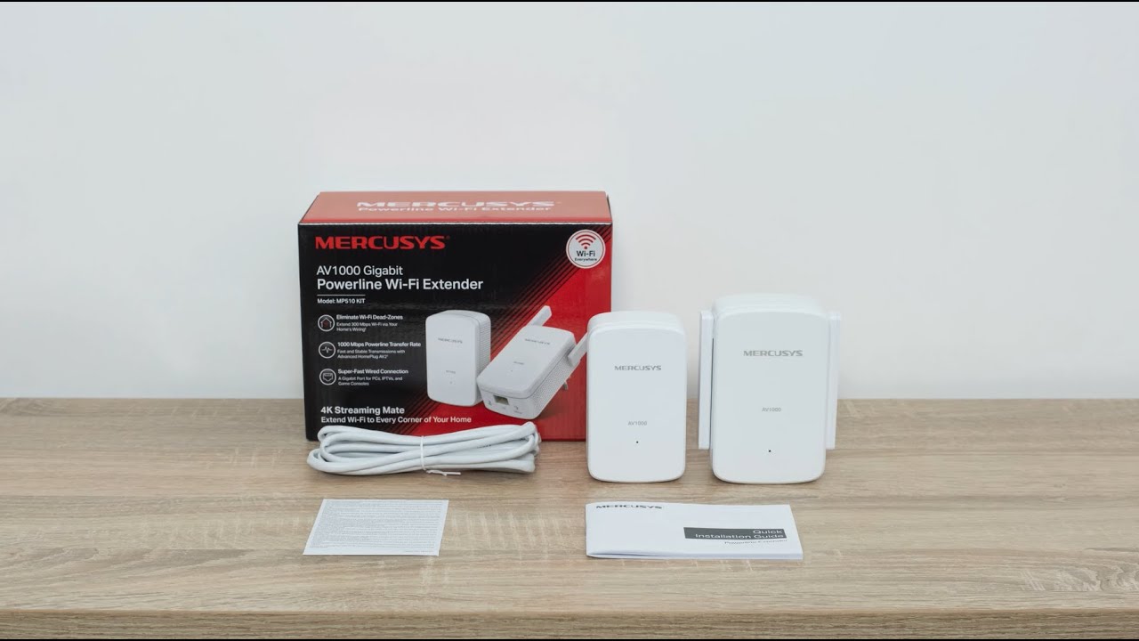 How to Set up Mercusys Powerline WiFi Kit 