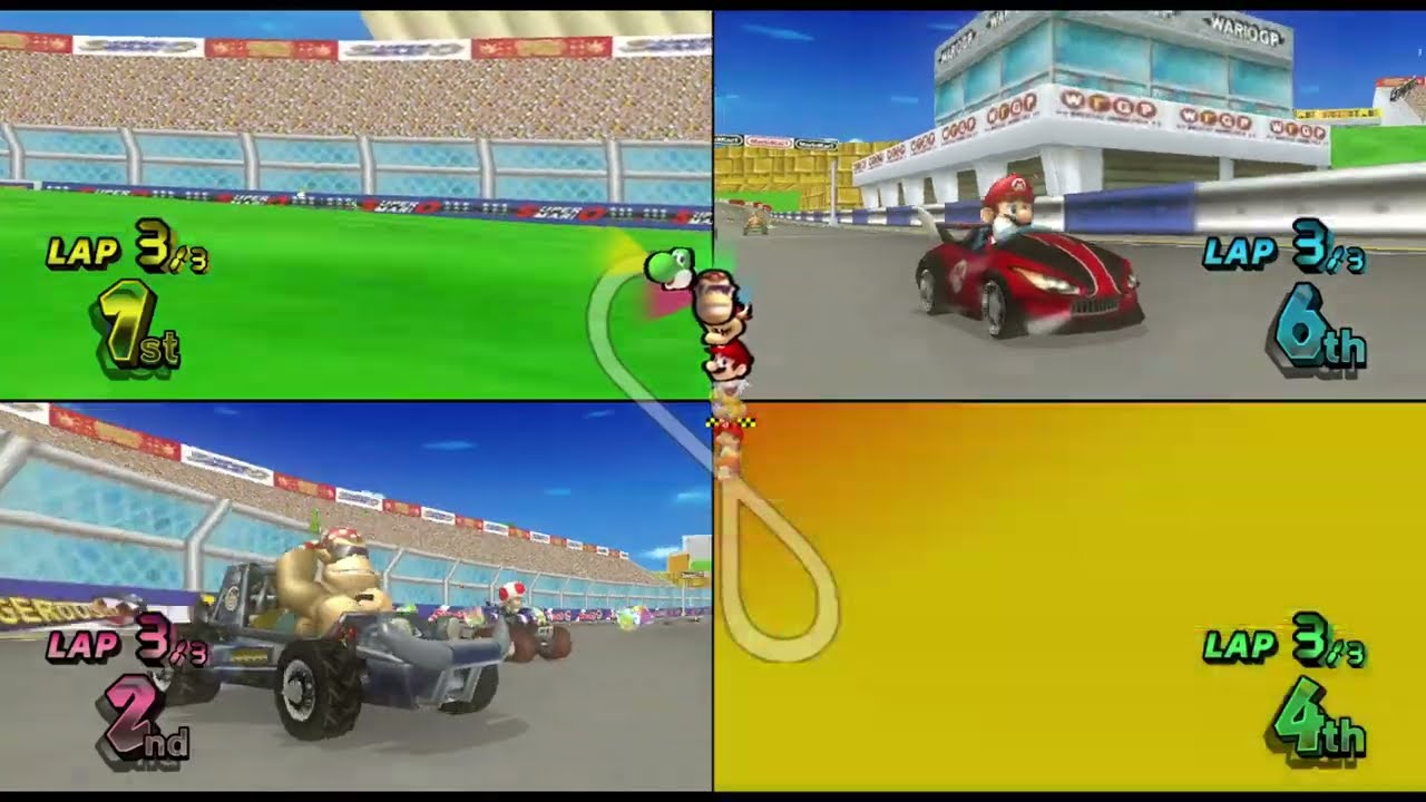 Mario Kart Wii Custom Tracks ✦ 4 Players #598