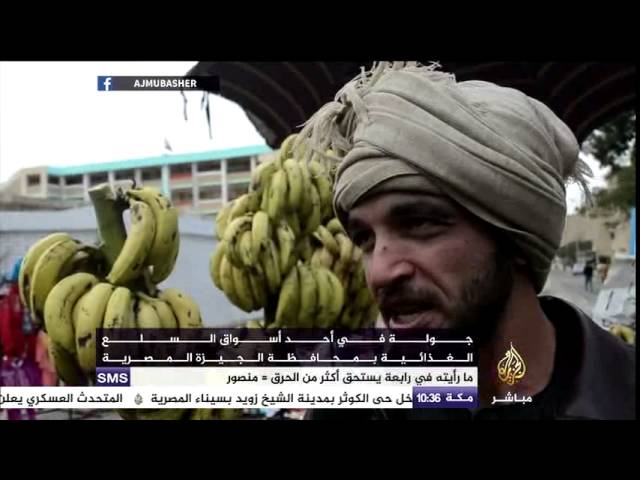 جولة في أحد أسواق السلع الغذائية بالجيزة في مصر