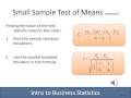 Business Statistics Lesson 11: Two Sample Test of Hypothesis