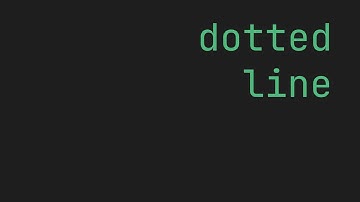 FLUTTER Dotted line | Dashed line