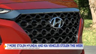 Chattanooga Police continue to see auto theft crimes in the Tennessee Valley