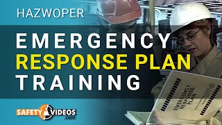 HAZWOPER Emergency Response Plan Training from SafetyVideos.com