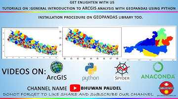 General Introduction To GIS  Analysis With Geopandas Using Python || Install Geopandas || Python
