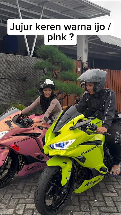 keren warna pink atau hijau?‼️ #zx25r #kawasaki #zx10r