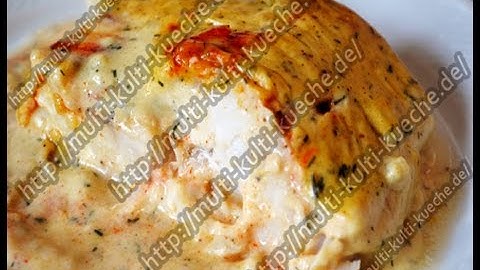 Rezept / Rezepte: Kabeljaufilet in Sahne- Senfsauce