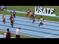 2024 USATF LA Grand Prix 400m Paulino, Moraa, Alexis Holmes