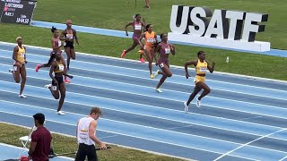 2024 USATF LA Grand Prix 400m Paulino, Moraa, Alexis Holmes