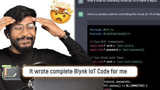 ChatGPT Helped me write IOT Project's Code 