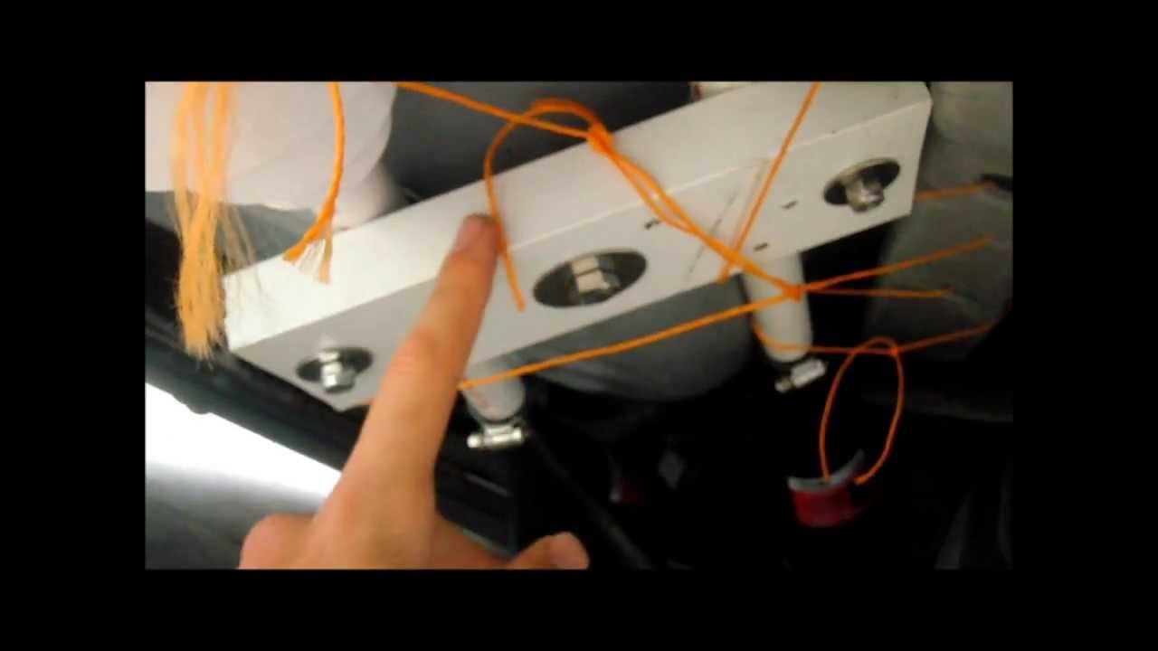 Installing My Homemade Train Horns in my Car - YouTube