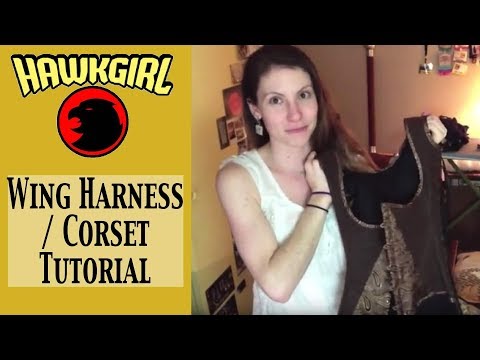 Hawkgirl Cosplay Tutorial - Wing Harness (corset)