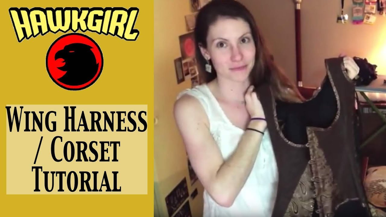 Hawkgirl Cosplay Tutorial - Wing Harness (corset)