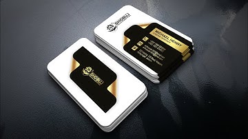 Professional 3D Business Card Design Photoshop cc Tutorial