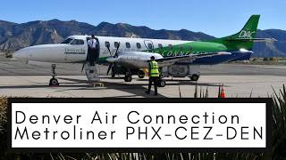 Flight Report: Denver Air Connection Metroliner SW4 - Phoenix - Cortez - Denver | Stunning Scenery!