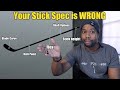 Your hockey stick spec is wrong ! Watch this before you buy your next ice hockey stick