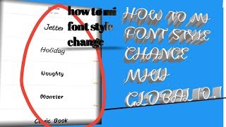 How to mi font changer MIUI Globel 10 .1 screenshot 3