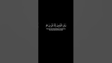 (و بشر المؤمنين بأنَّ لهم من الله فضلاً) كرومات قران شاشة سوداء - سورة الأحزاب - الشيخ ماهر المعيقلي