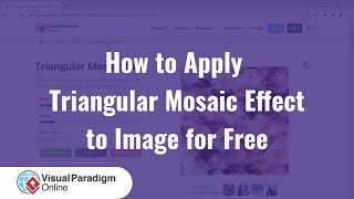 How to Apply Triangular Mosaic Effect to Image for Free screenshot 4