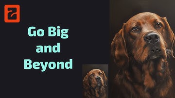 Go Big and Beyond - Make big images in Canvas using the Image to Image and Cropping features