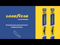 Установка бескаркасных дворников Goodyear «Premium» - крепление Pinch Tab