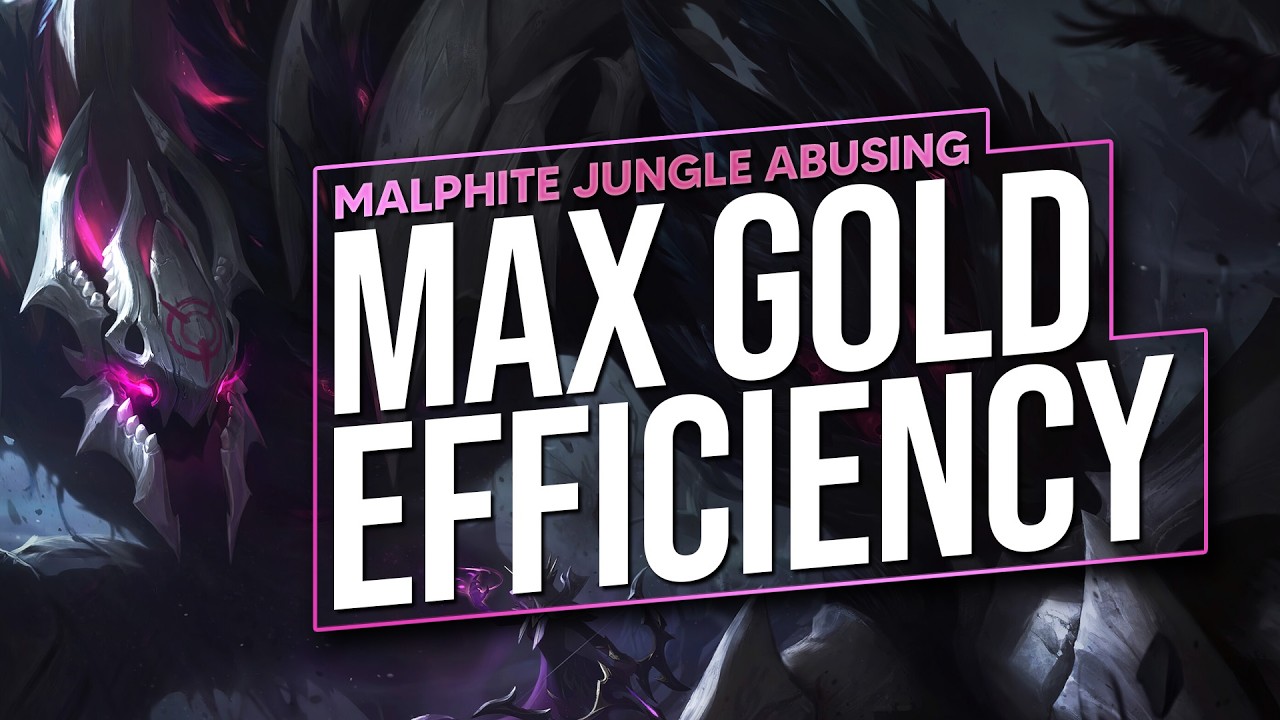 MALPHITE JUNGLE... BUT I ONLY BUILD ITEMS THAT ARE INSANELY GOLD EFFICIENT