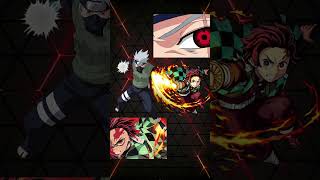 Anime fusion 1 - Kakashi et Tanjiro #anime #animefusion #naruto #demonslayer