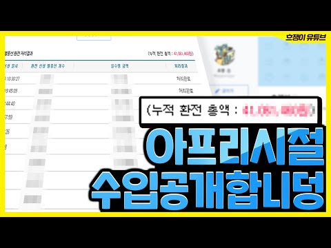 흐쟁이의 <strong>아프리카TV</strong> <strong>별풍선</strong> 수익 공개