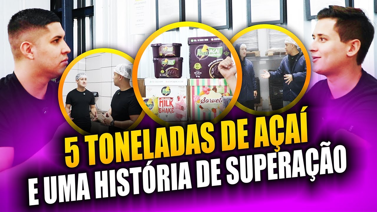 AÇAÍ, TRABALHO E CORAGEM: O QUE NINGUÉM VÊ POR TRÁS DO SUCESSO DE UMA FÁBRICA DE AÇAÍ!