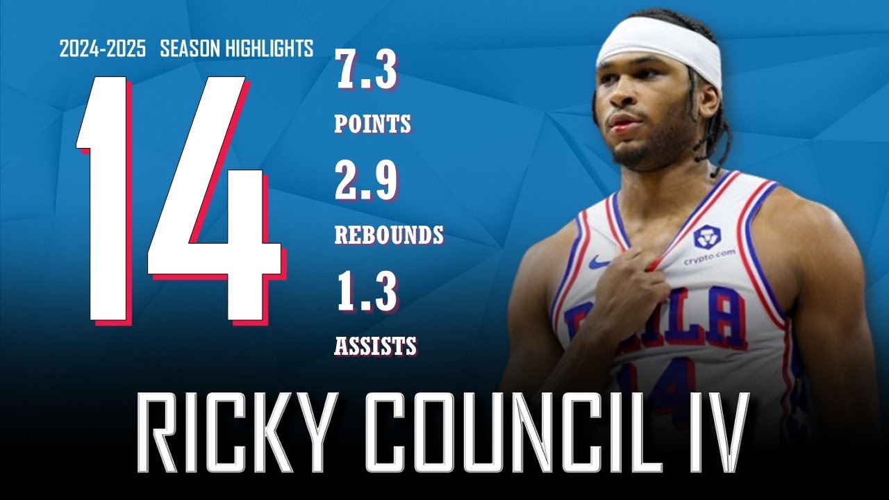 Ricky Council IV || 2024-2025 Philadelphia 76ers Highlights