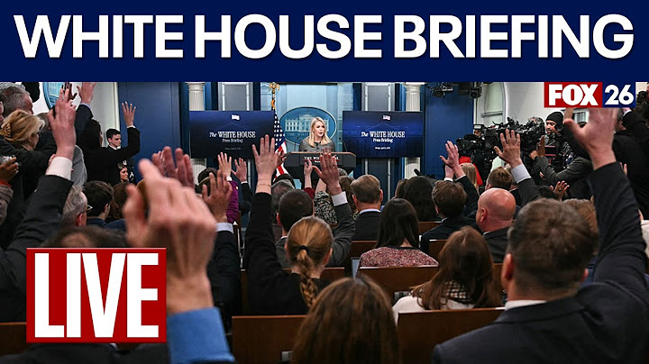 LIVE: White House press briefing | FOX 26 Houston