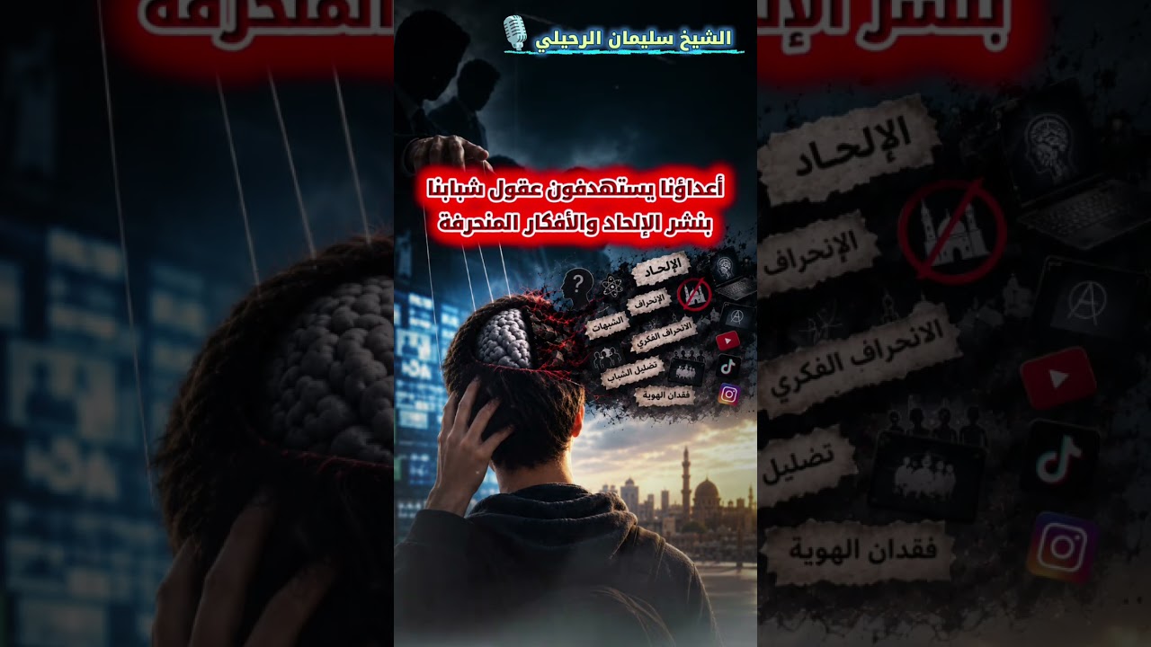 أعداؤنا يستهدفون عقول شبابنا بنشر الإلحاد والأفكار المنحرفة | للشيخ سليمان الرحيلي