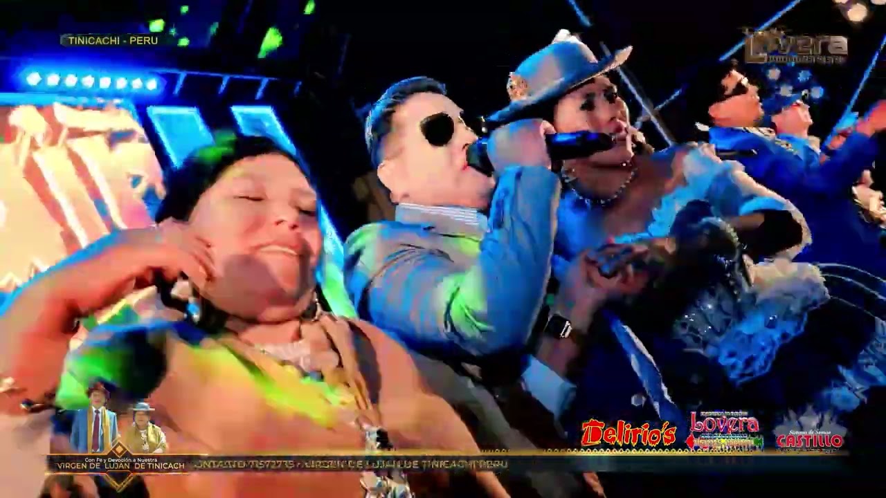 DELIRIOS EN VIVO- CON FE Y DEVOCION A LA VIRGEN DE LUJAM - TINICACHI / PERU
