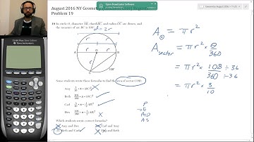 Problem 19, August 2016 Geometry (Common Core) Regents Exam - JuanTutors.com