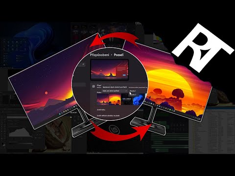 Windows 11 – Jak nastavit na každý monitor jiné pozadí? nastavit pozadí plochy na 2 a více monitorů