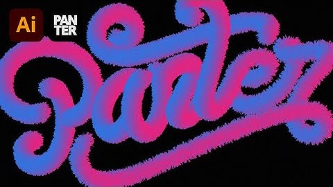 How to Create Furry Text Effect in Illustrator
