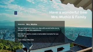 Welcome to Akaya Villas Solo Mrs. Muthia 