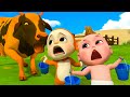 Animal Dance Song | The Animals On The Farm Song | Nursery Rhymes &amp; Kids Song