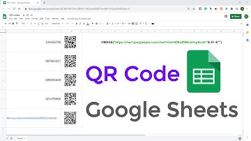 Google Sheets: Generate QR Code