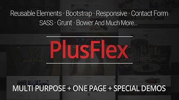 PlusFlex - Multi Purpose | One Page Template | Themeforest Website Templates and Themes