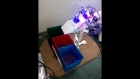 Arduino based color ball sensing and sorting robot