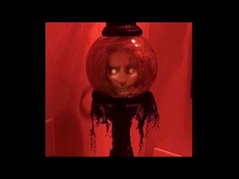 DIY Witches crystal ball/ ghost head in a jar