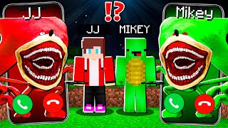 JJ Creepy SHIN SONIC vs Mikey SHIN SONIC CALLING to JJ and MIKEY at 3am ! - in Minecraft Maizen