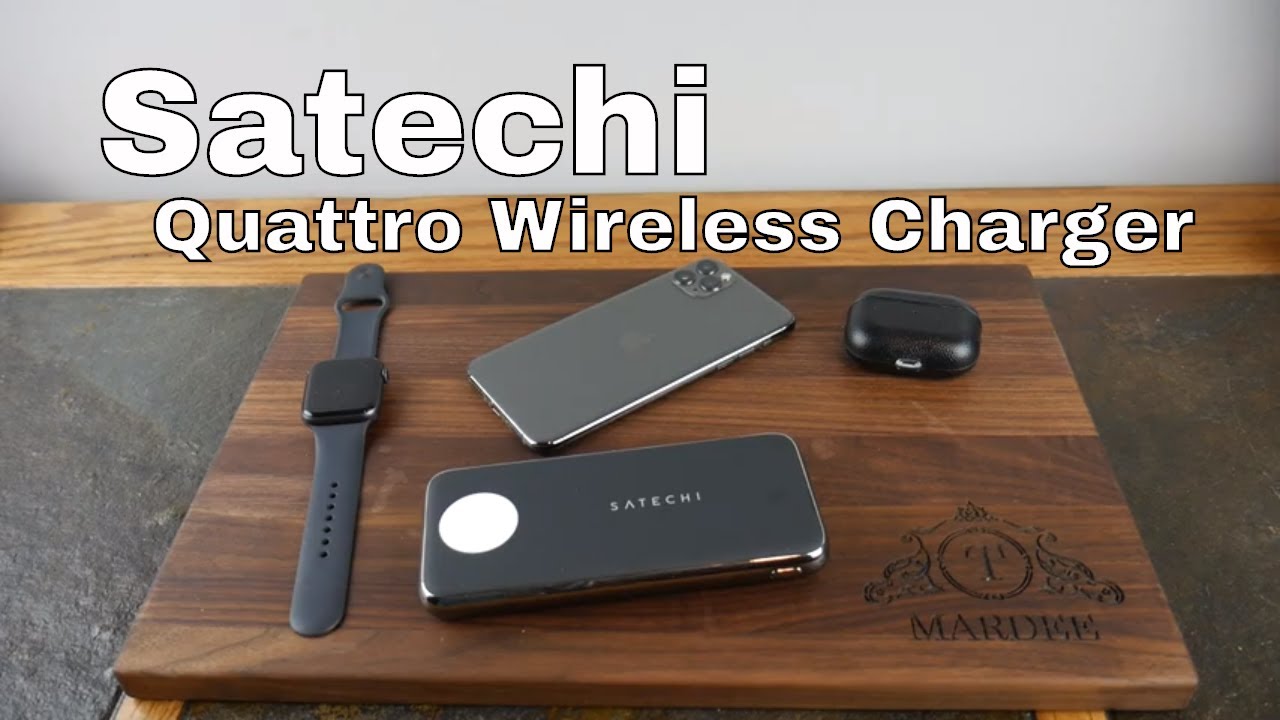 Satechi Quattro Wireless Charger  Apple Watch  Airpods  iPhone Charger