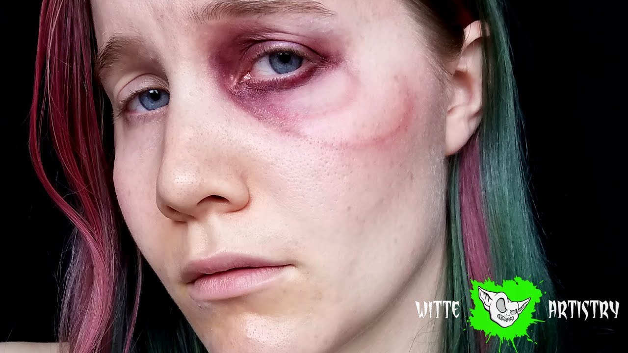 Verwonderend ✅ REALISTIC BRUISED EYE MAKEUP HALLOWEEN TUTORIAL - Witte XK-49