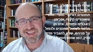 The FLIMSY Three Weeks # 3 -No Tachanun on Tisha Bav
