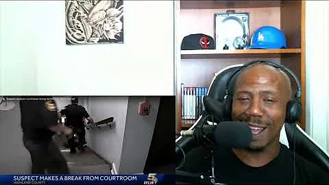 Suspect escapes courthouse during sentencing officer injured (reaction)