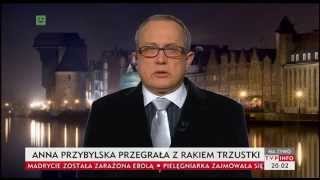 Lekarz Anny Przybylskiej: do końca była pełna życia („Dziś wieczorem”, TVP Info, 06.10.2014)