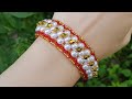 Beaded bracelet/Diy bracelet/Pearl bracelet/Браслет из бусин своими руками/Как сделать браслет/Бисер