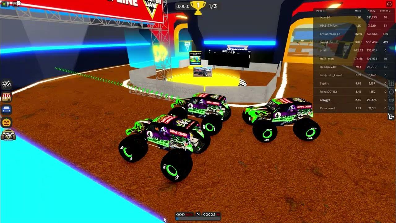 Roblox Car Dealership Tycoon MONSTER JAM UPDATE! Grave Digger Race