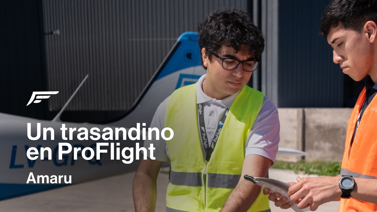 Testimonio en video de Amaru, alumno de ProFlight de Chile